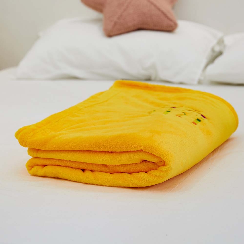 printed fleece blanket