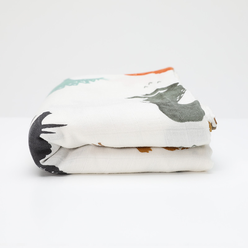 Mga Blanket sa Bata C Soft Organic Cotton Baby Blanket Muslin Swaddle Wrap Feeding Burp Cloth Towel Scarf Baby Stuff (5)